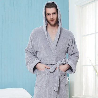 Velano Winter Robe – Unisex Plush Double-Lined Comfort