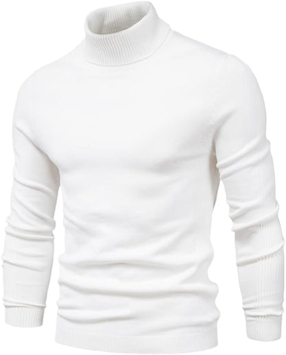 Arven Turtleneck Sweater – Men’s Luxury Cotton Blend Knit