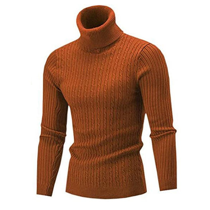 Arven Turtleneck Sweater – Men’s Classic Ribbed Knit