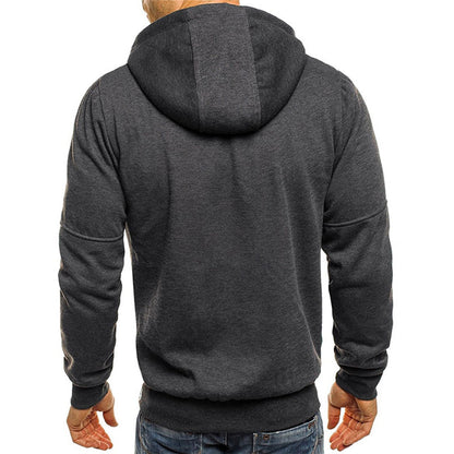 Draven Zip Hoodie – Men’s Sporty Full-Zip Sweatshirt