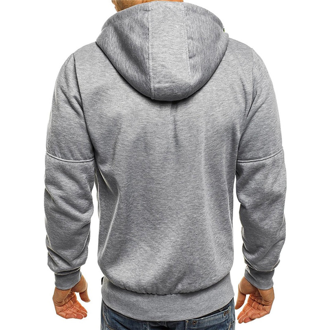 Draven Zip Hoodie – Men’s Sporty Full-Zip Sweatshirt