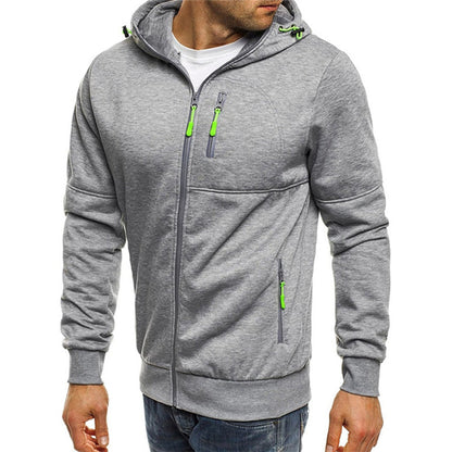 Draven Zip Hoodie – Men’s Sporty Full-Zip Sweatshirt