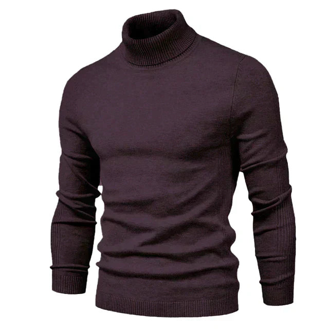 Arven Turtleneck Sweater – Men’s Luxury Cotton Blend Knit