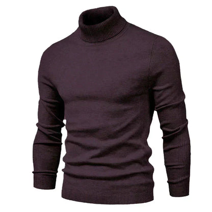 Arven Turtleneck Sweater – Men’s Luxury Cotton Blend Knit