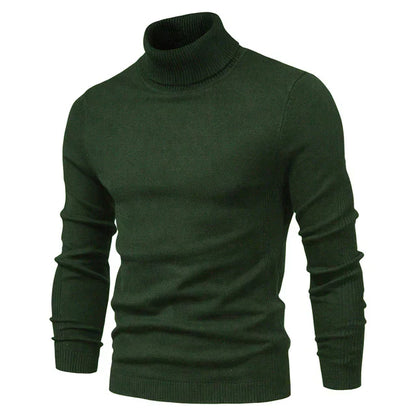 Arven Turtleneck Sweater – Men’s Luxury Cotton Blend Knit