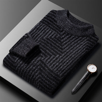 Norell Pattern Sweater – Men’s Elegant Graphic Knit